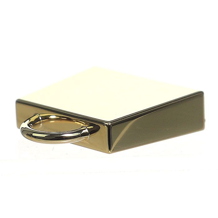 AU 750 18K金ゴールドアフリカ産天然ダイヤモンド付き 万能パーツ留め金钮