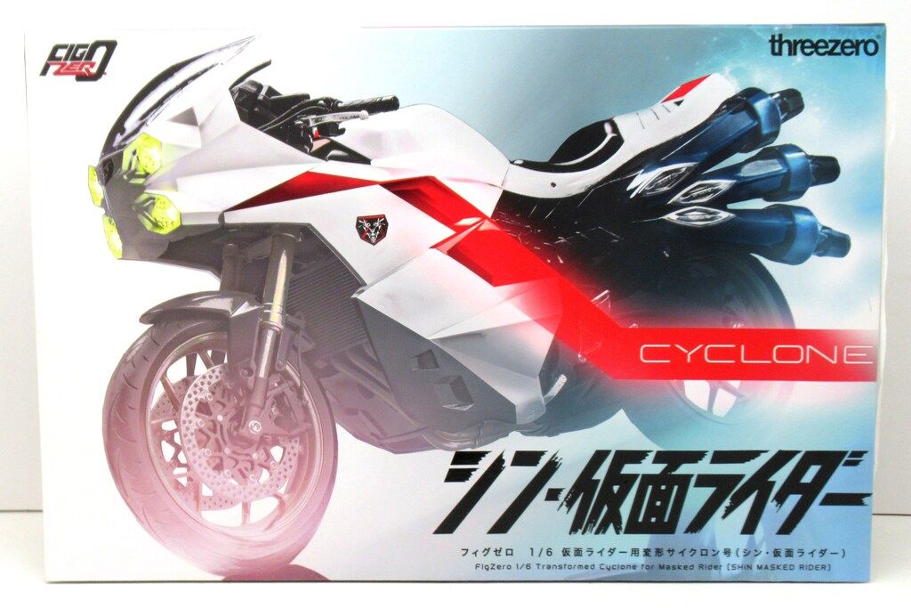 新品未開封threezero シン・仮面ライダー 1/6サイクロン号 シン・仮面ライダー』がthreezeroの1/6スケール可動フィギュア