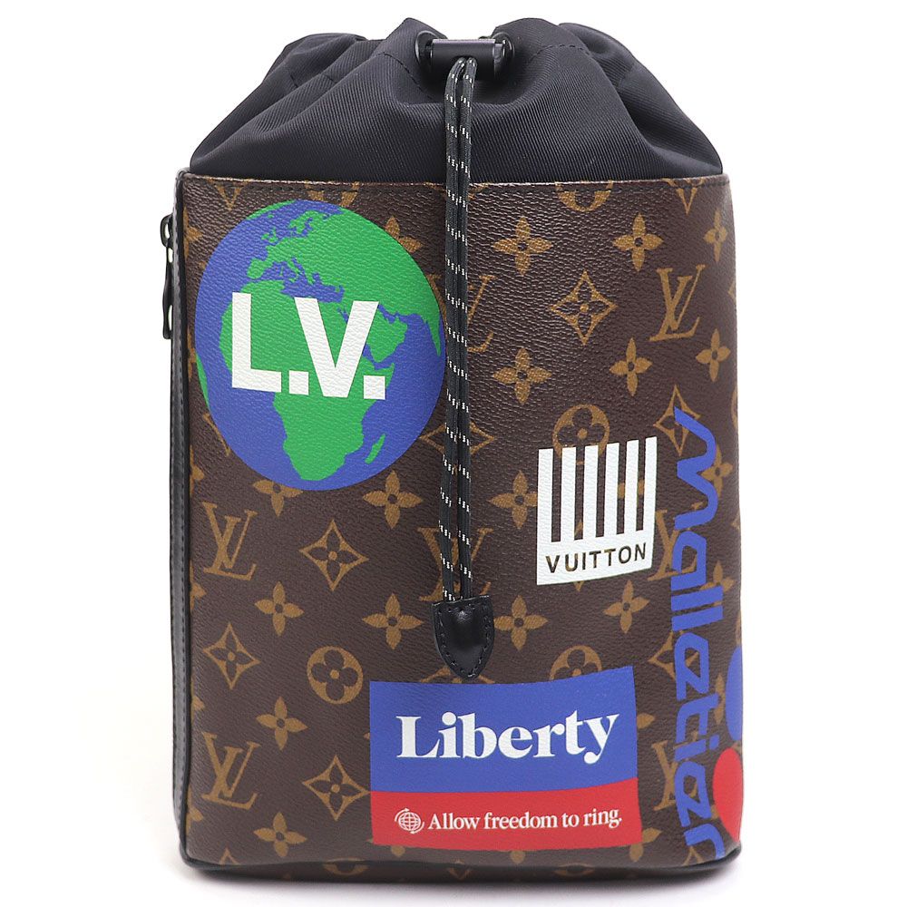 ルイヴィトン モノグラムLouis Vuitton チョークスリングバック ルイヴィトン M44625 チョーク スリングバッグ モノグラム ワッペン