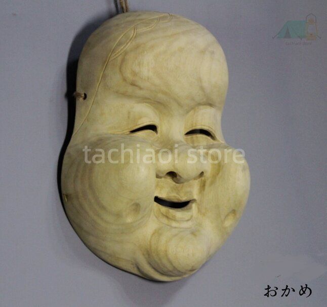 l*i様 般若 お多福 木彫り 能面 壁飾り 和風 インテリア 工芸品 作者不明 l*i様 般若 お多福 木彫り 能面 壁飾り 和風 インテリア 工芸品 作者