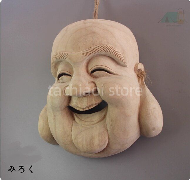 【希少】伝統的な能面装飾品 美しい工芸品 和風インテリアに最適 希少】伝統的な能面装飾品 美しい工芸品 和風インテリアに最適｜Yahoo