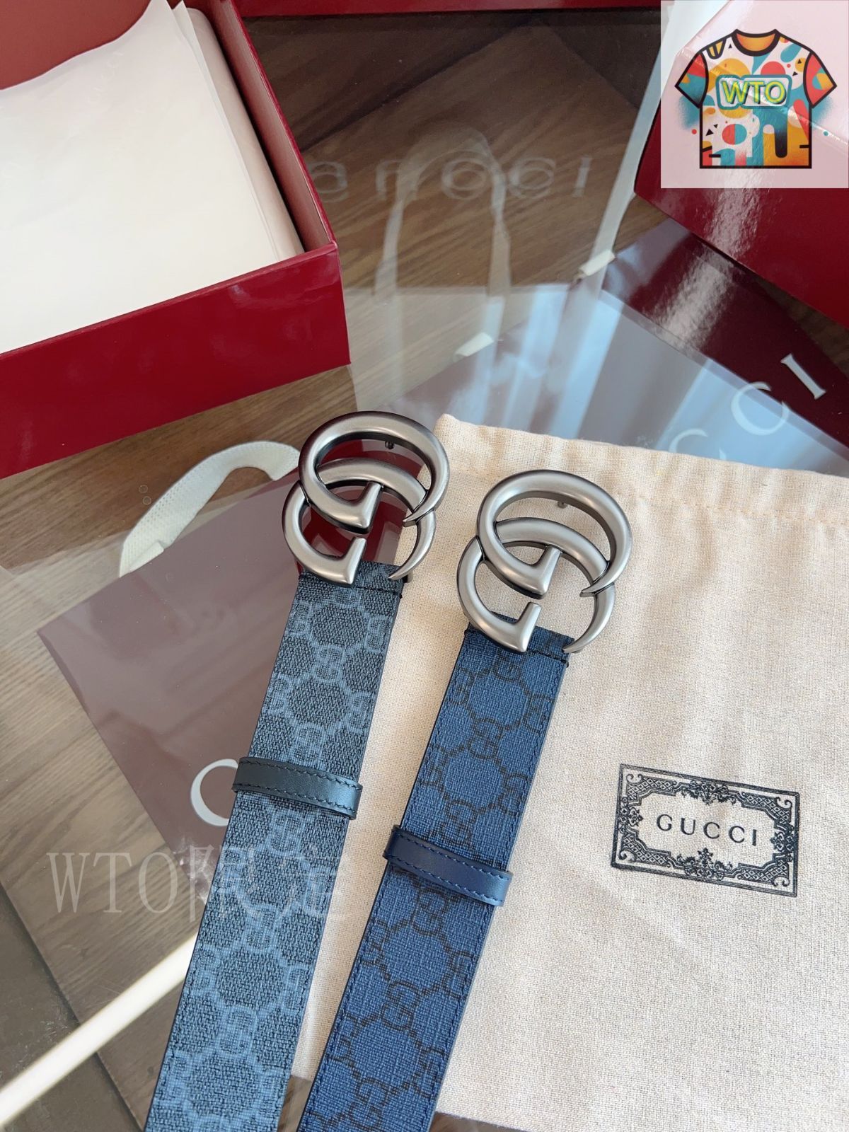 今日特価】GUCCI グッチ PVC ベルト - メルカリ