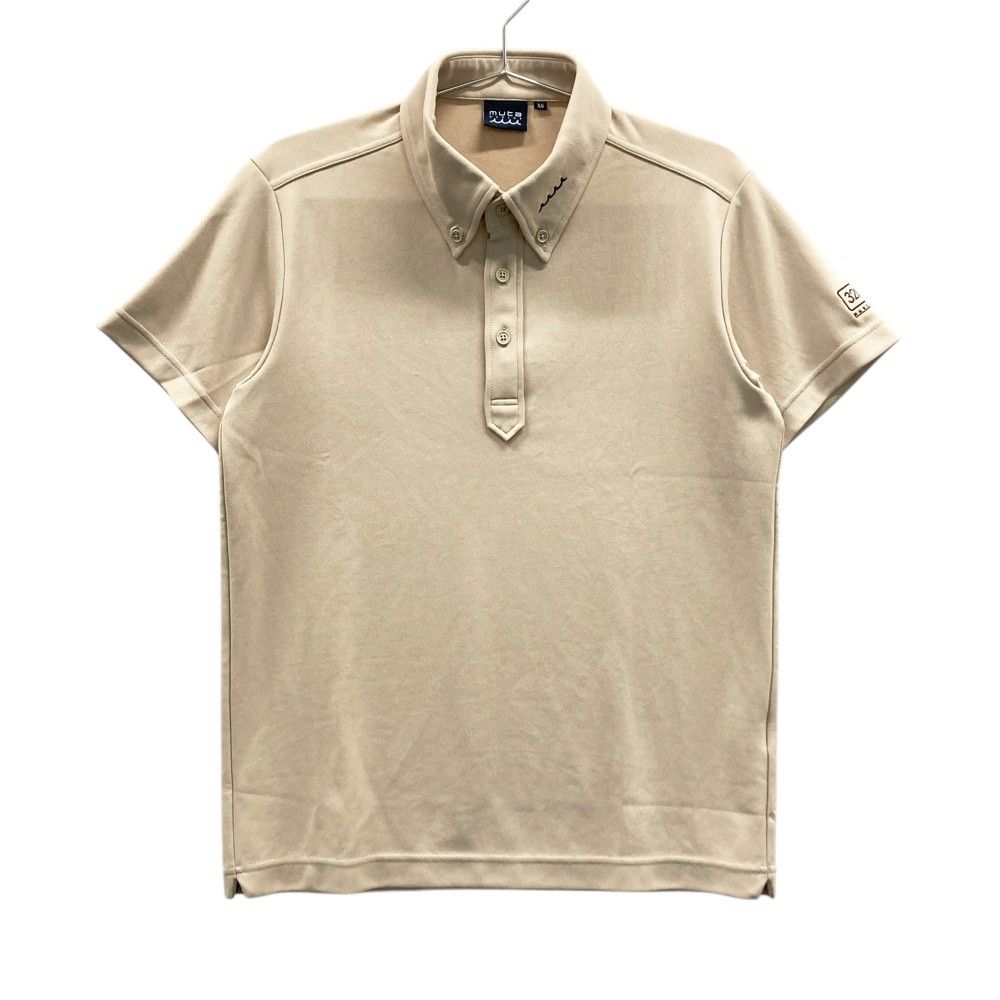 ムータマリンポロシャツ　ベージュ／ネイビー　サイズ７ ムータマリンポロシャツ ベージュ／ネイビー サイズ7 ムータマリン