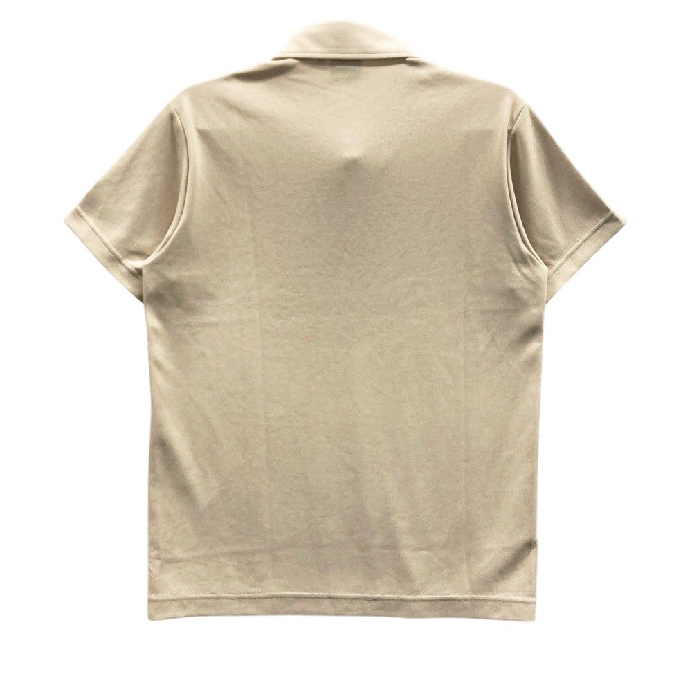 新品　ムータマリンゴルフ　ポロシャツ　ベージュ　背中ロゴ　ゴルフウェア　メンズ サイズ：XS MUTA MARINE ムータマリン 襟ロゴ 半袖ポロシャツ ボタン