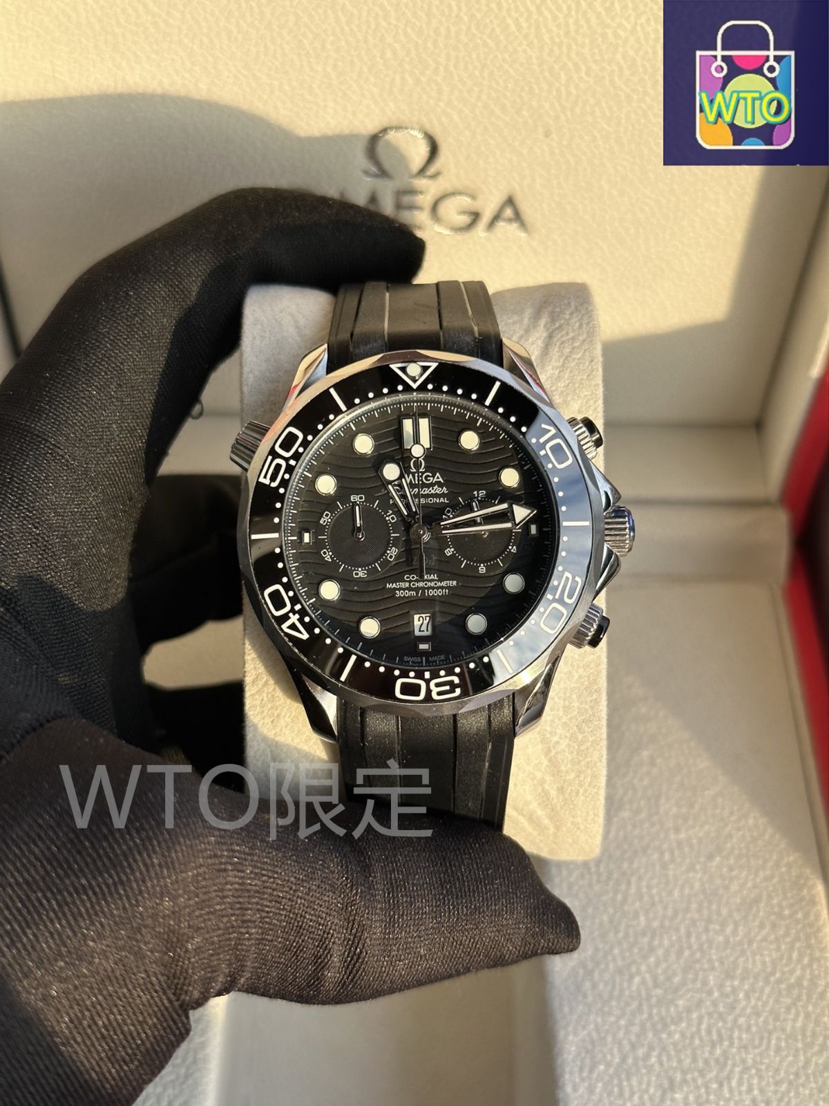 今日特価】Omega オメガシーマスター 300 VK63 クォーツクロノグラフ