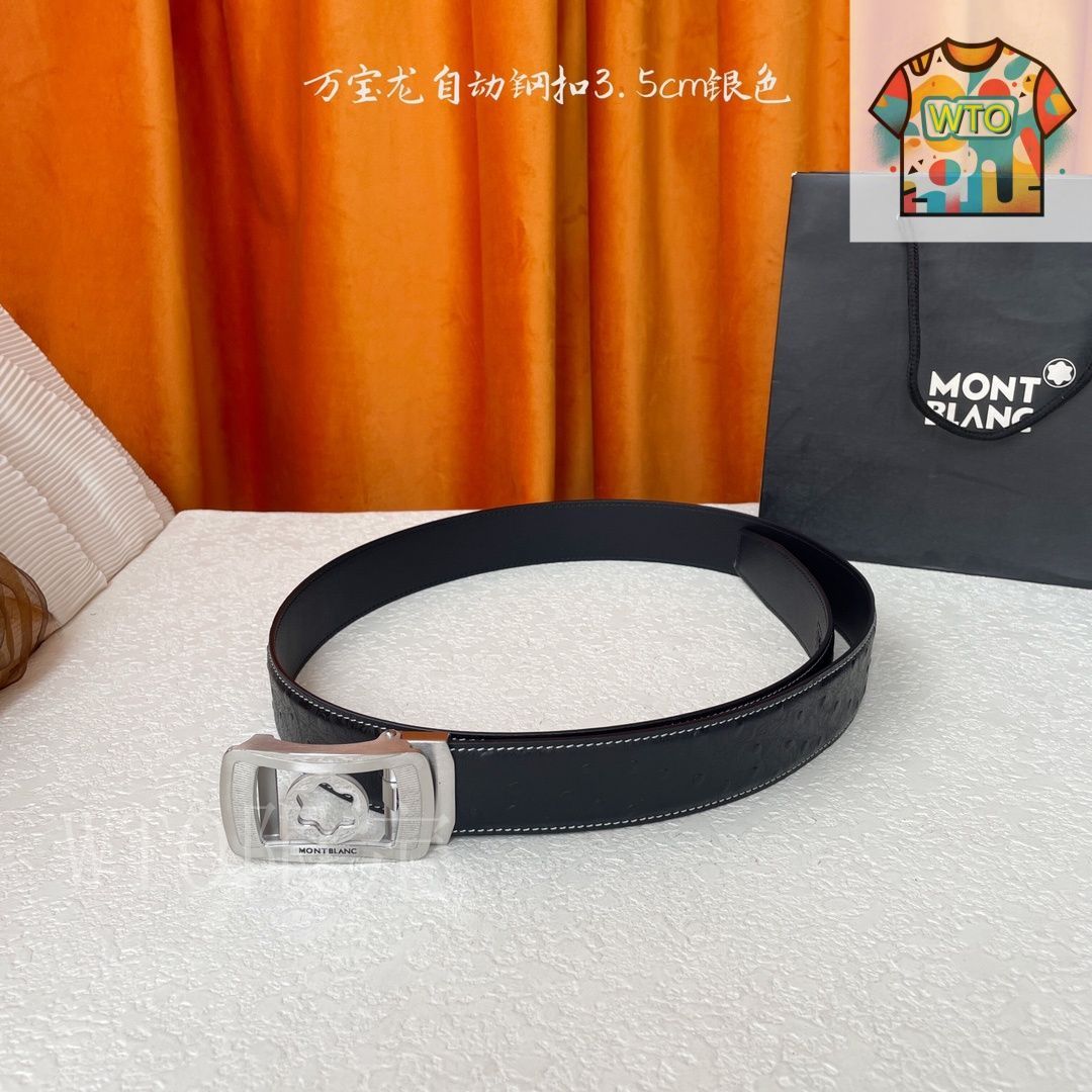 今日特価】Montblanc モンブラン レザーベルト - メルカリ