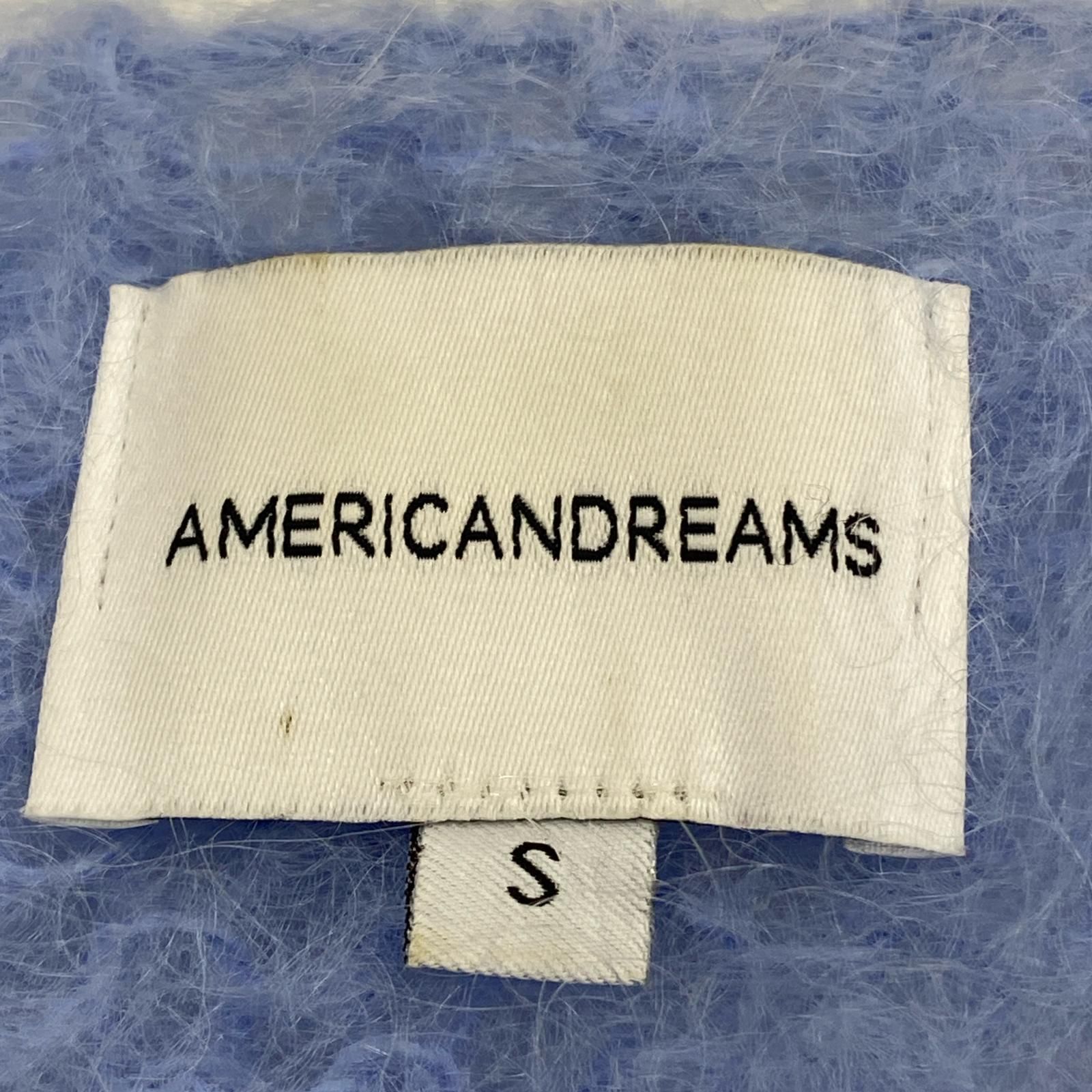 AMERICAN DREAMS アメリカンドリームスニット sizeS/ブルー - メルカリ