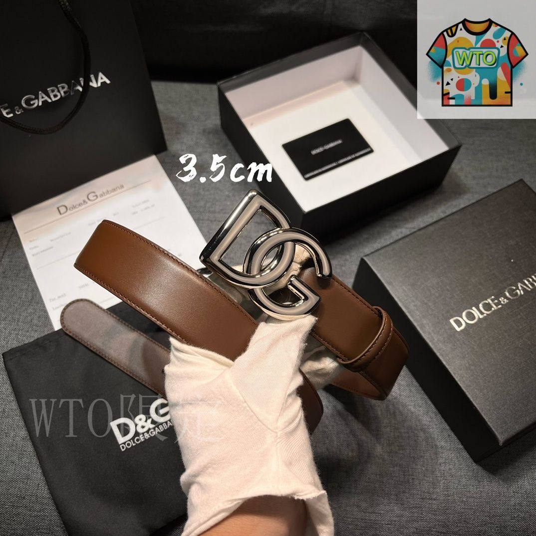 今日特価】Dolce & Gabbana ドルチェ & ガッバーナ レザーベルト