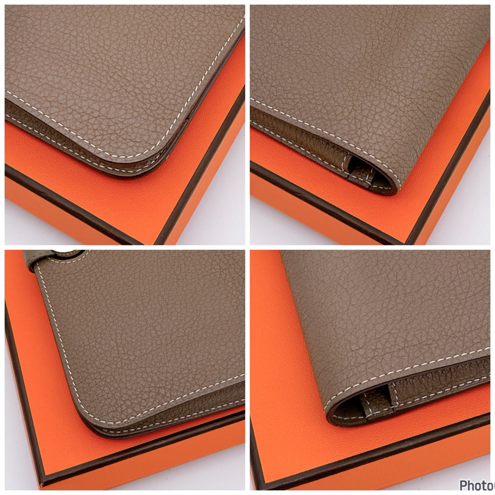 ラファ　エルメス✨ドゴン✨デュオ　GM✨トリヨン✨二つ折り　長財布 HERMES （未使用保管品）エルメス ドゴン GM デュオ 二つ折り長財布