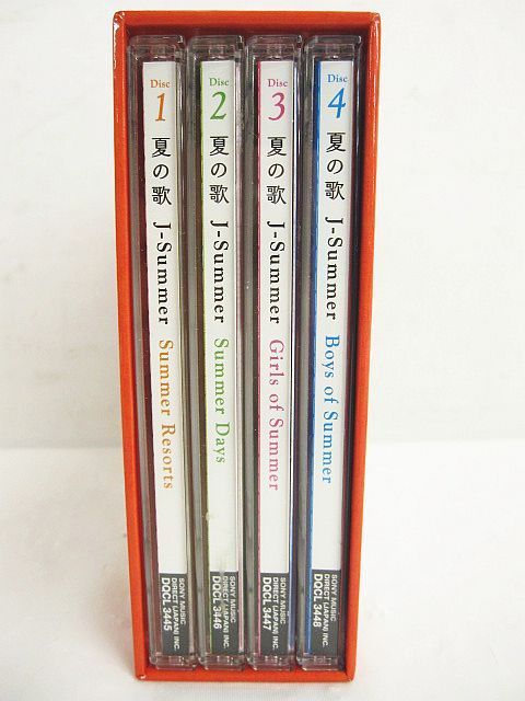 夏の歌 J-Summer CD 4枚組 Jサマー 再生未確認 現状品 Z003-1120-7