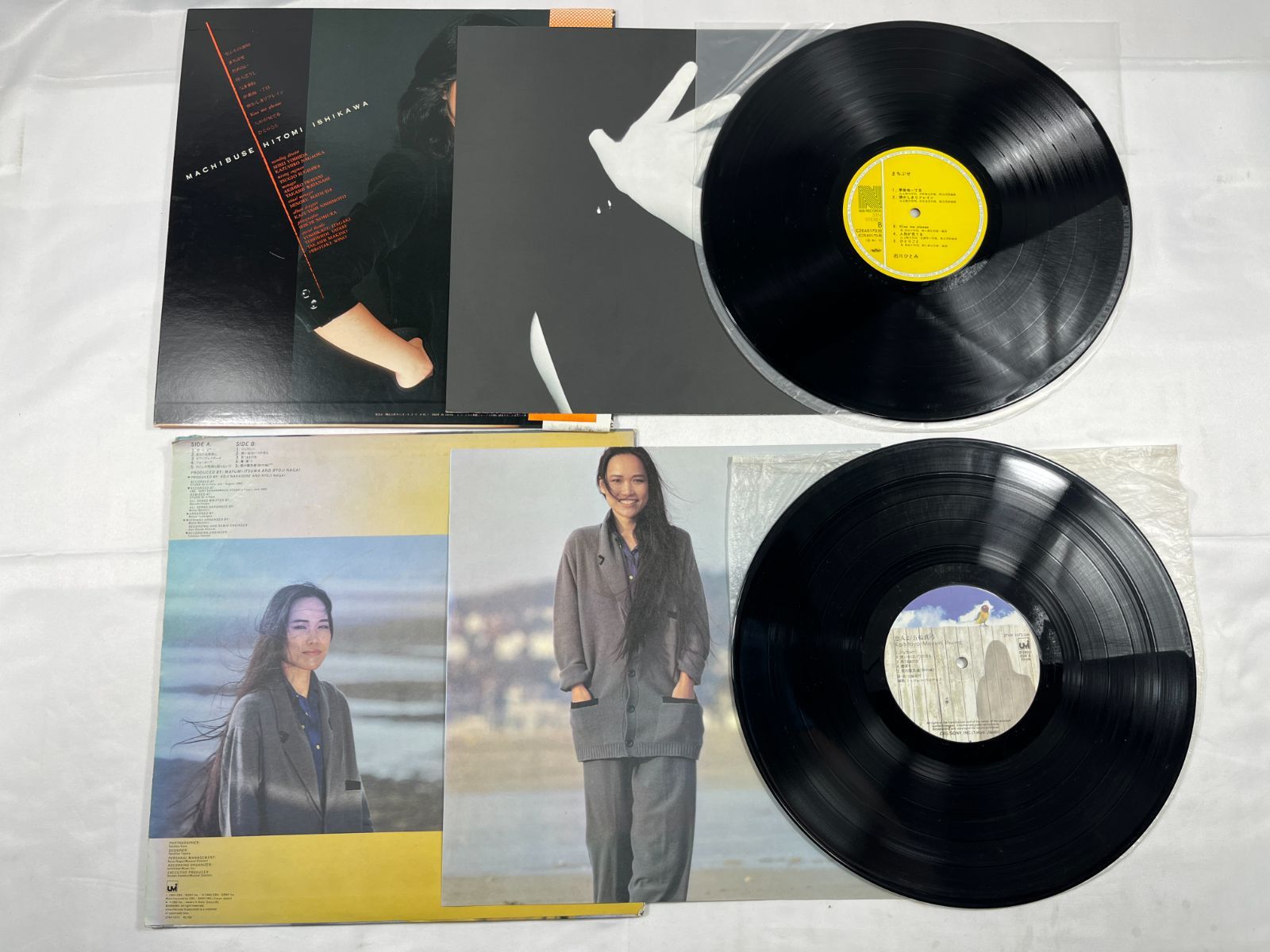 レコード LP盤 5枚セット 柏原よしえ 沢田聖子 石川ひとみ 五輪真弓