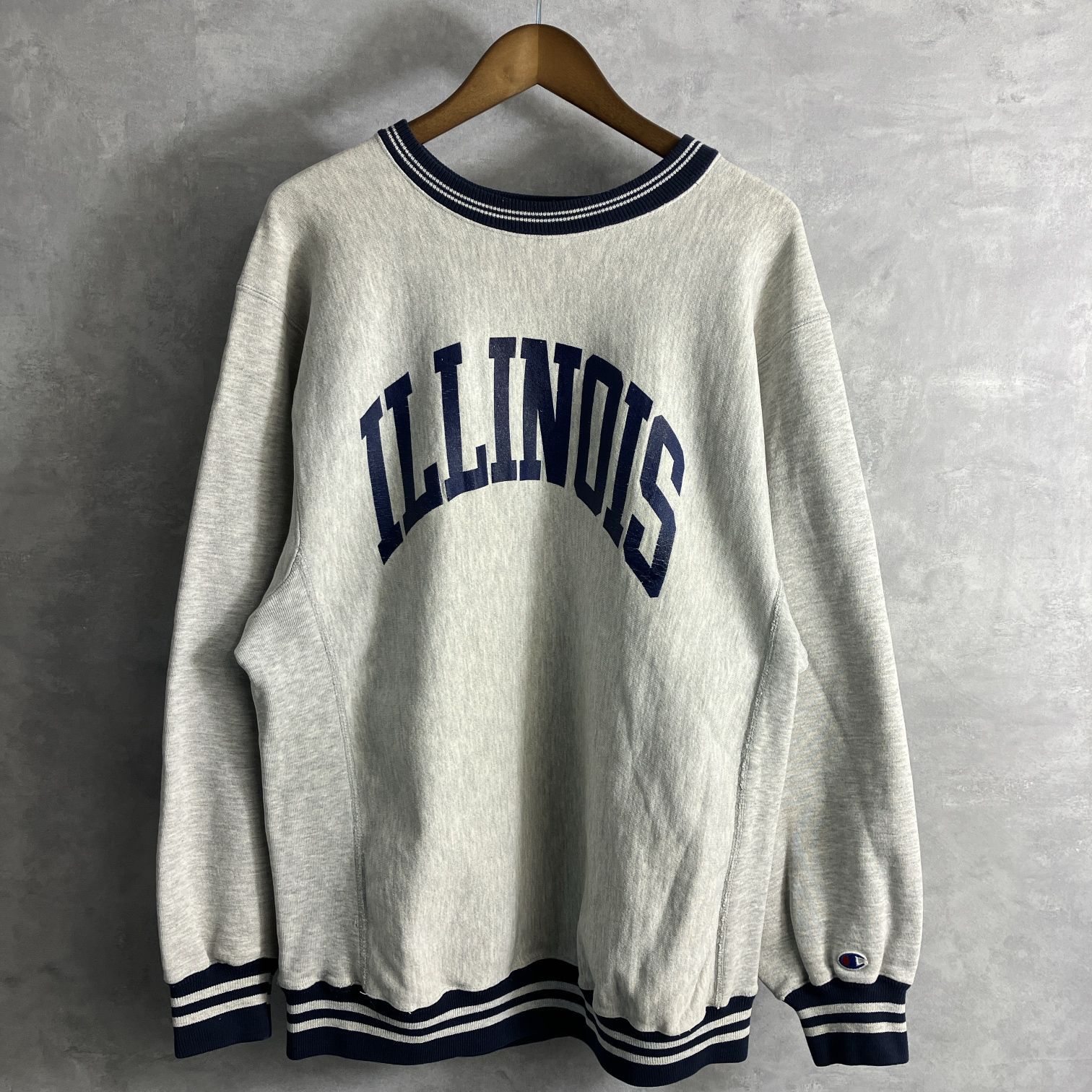 リバースウィーブ　大学ロゴ　刺繍　ビッグサイズ