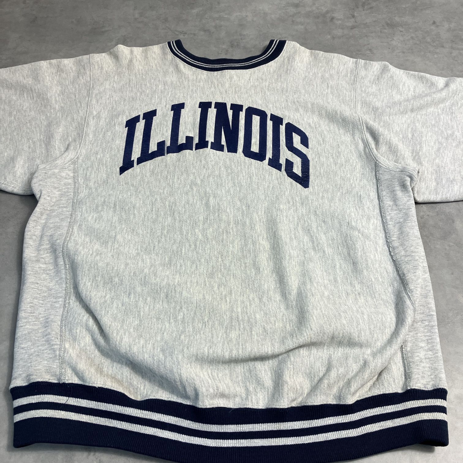80's CHAMPION リバースウィーブ イリノイ大学 カレッジロゴ ボーダー