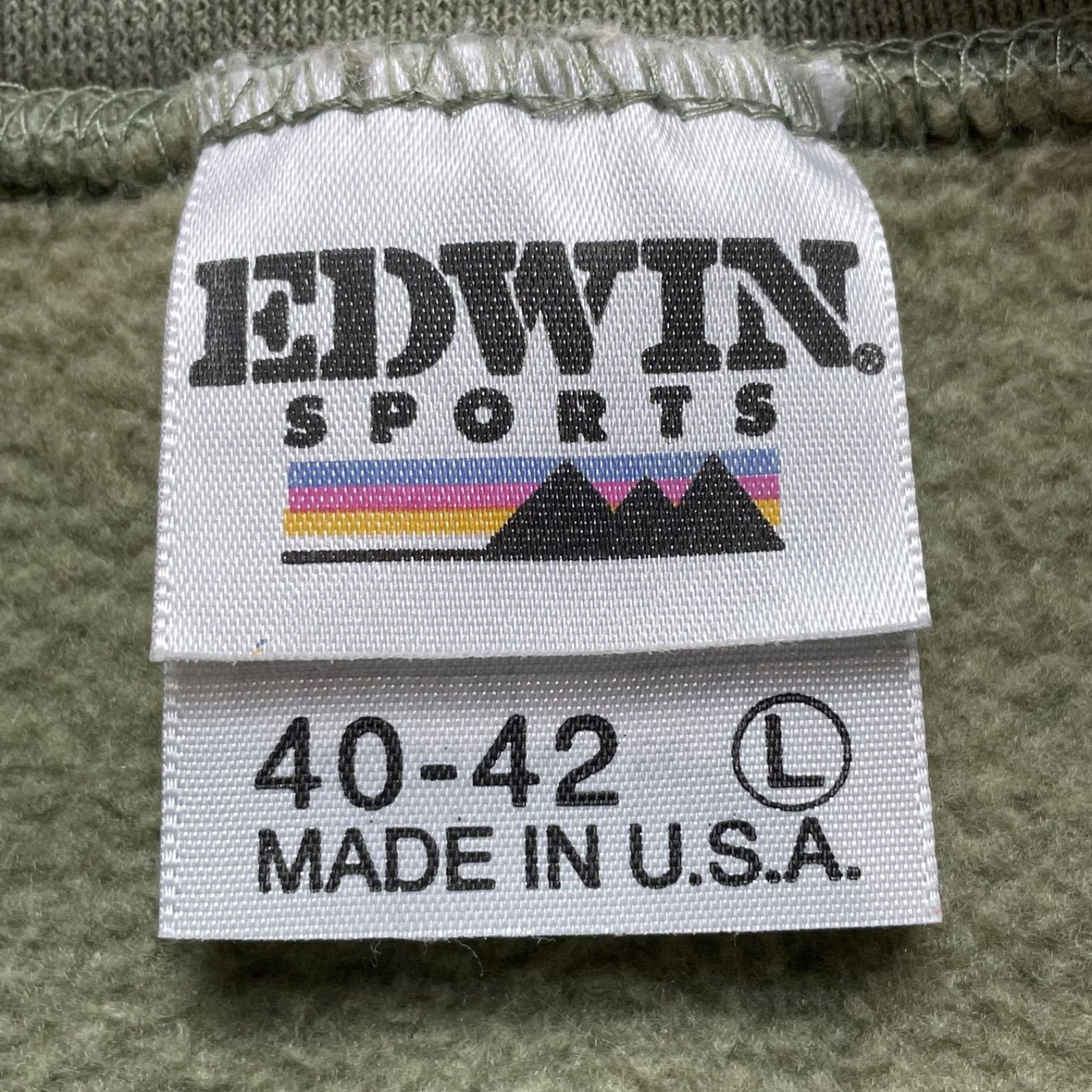 希少 美USED USA製 90s EDWIN SWEATSHIRT エドウィン スウェット 