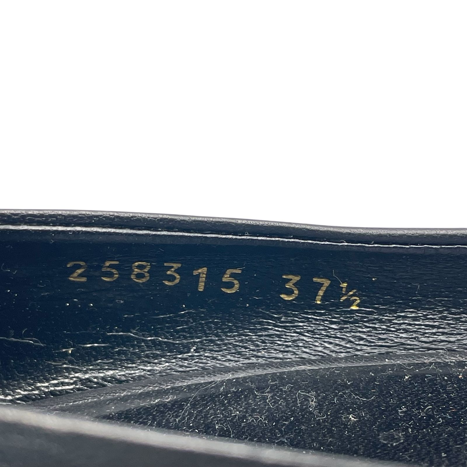 極美品 GUCCI オンライン グッチ パンプス レザー GGロゴ 金具