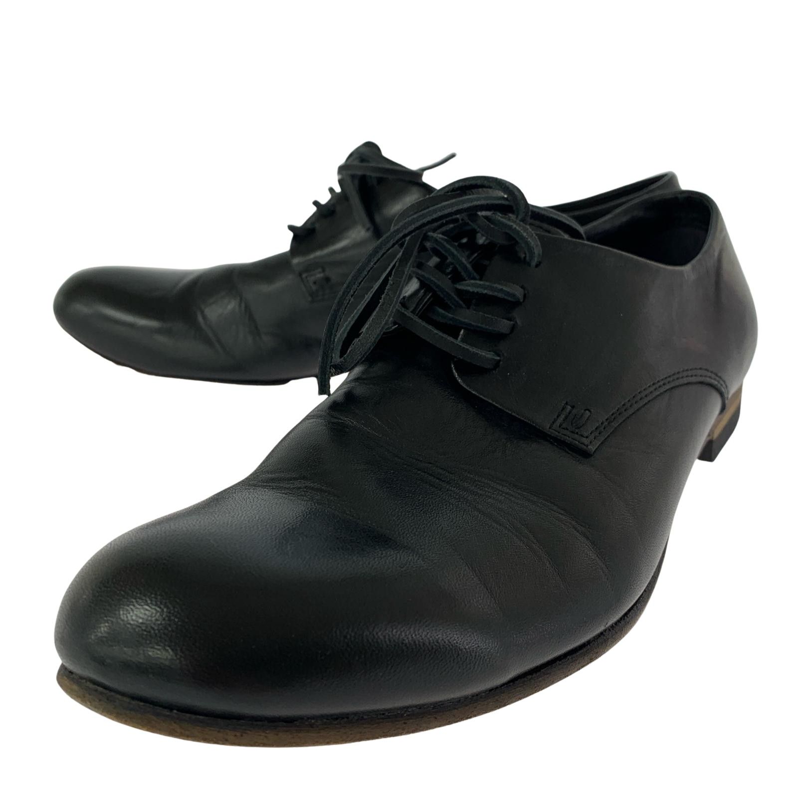 SHIPS シップス レザードレスシューズ size25/ブラック