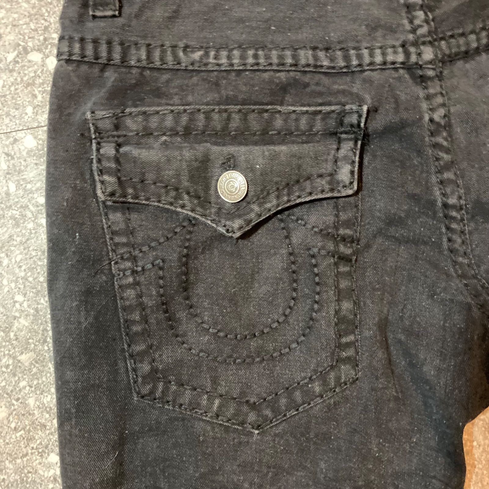 true religion flare black jeans y2k / トゥルーレリジョン フレア 