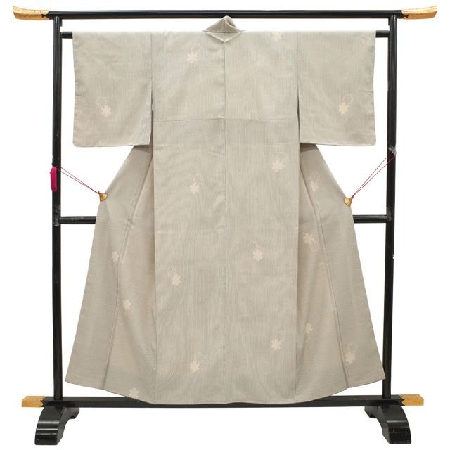 レディース 【新古品】 すごい値！ 塩沢 袷 着物 未使用 正絹 薄 