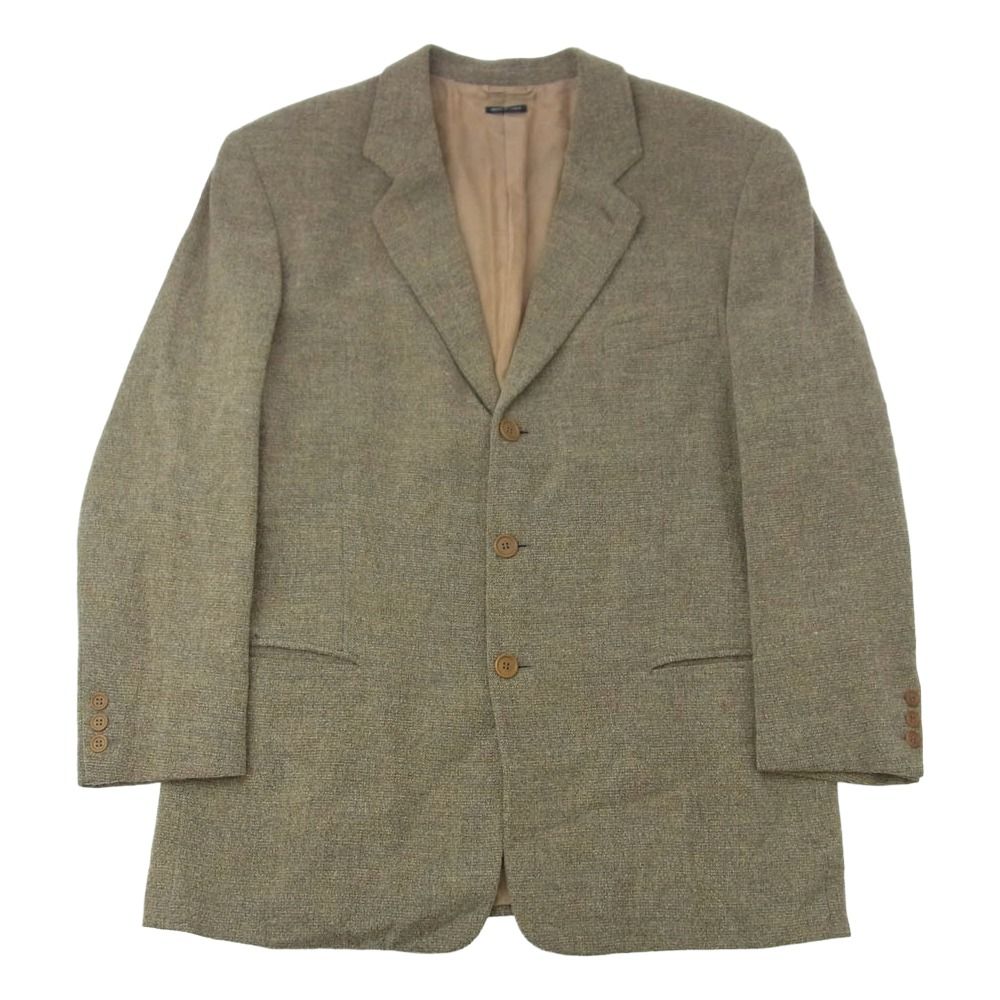 入手困難✨ジョルジオアルマーニ テーラードジャケット アンコン ベージュ　軽量◎ GIORGIO ARMANI ジョルジオアルマーニ シングル テーラード ジャケット