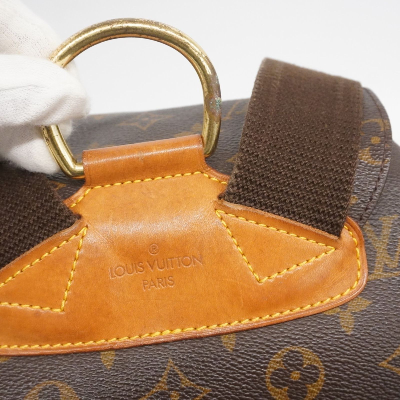 ルイヴィトン◇モンスリGM リュックサック モノグラム M51135 ブラウン 楽天市場】ルイヴィトン モンスリGM バックパック リュックサック