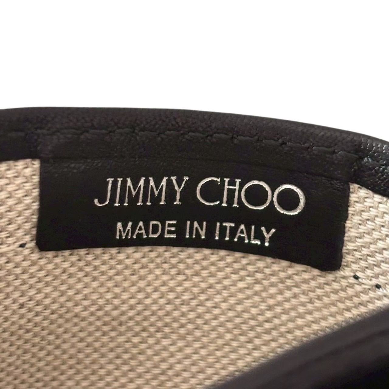 JIMMY CHOO ジミーチュウ 名刺入れ カード入れ 小売 定期入れ レザー