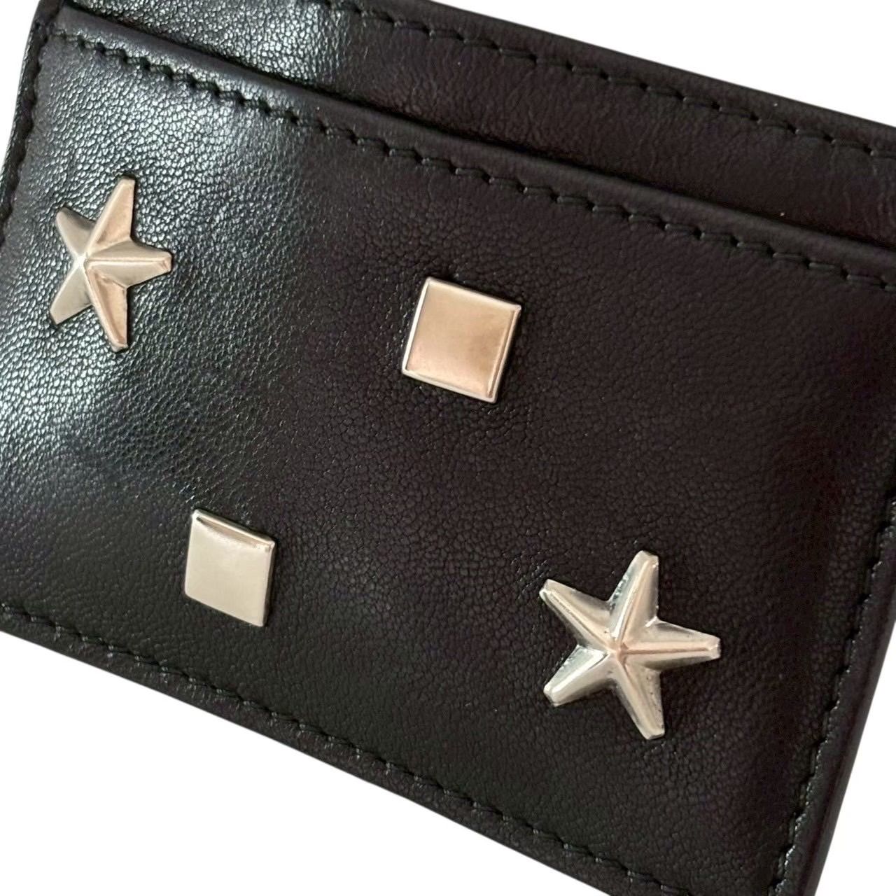 JIMMY CHOO ジミーチュウ 名刺入れ カード入れ 小売 定期入れ レザー