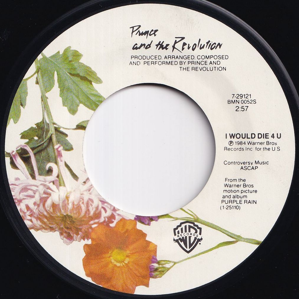 Prince And The Revolution I Would Die 4 U / Another Lonely
