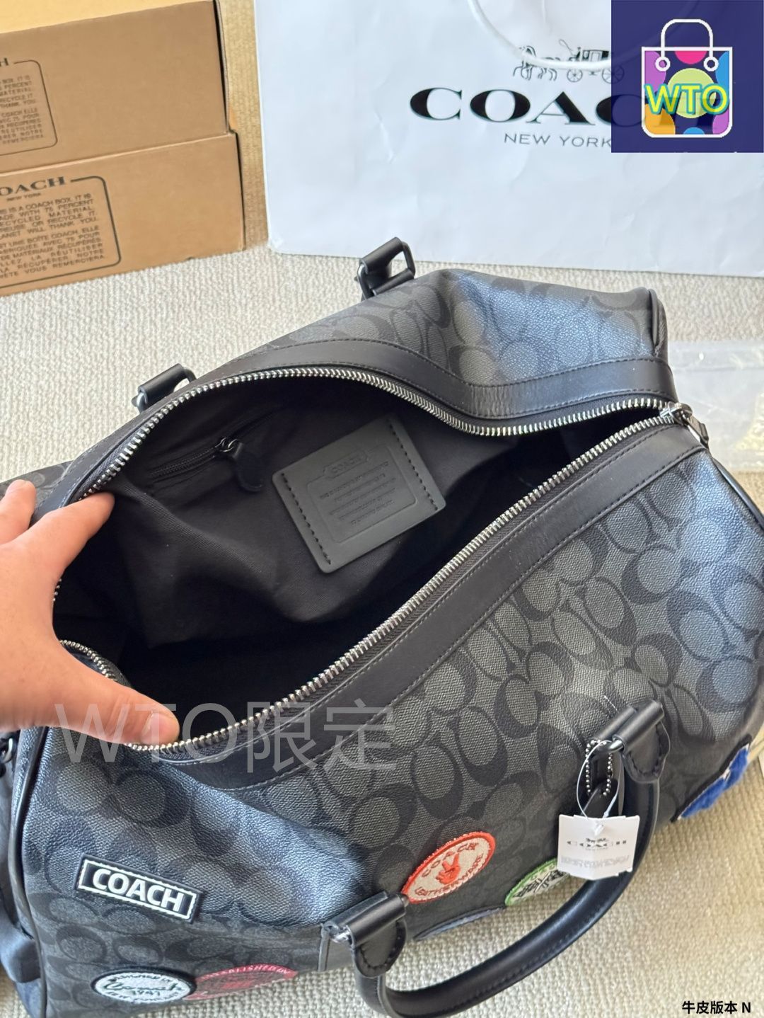 今日特価】COACH Men's Travel Bag / コーチ メンズ トラベルバッグ