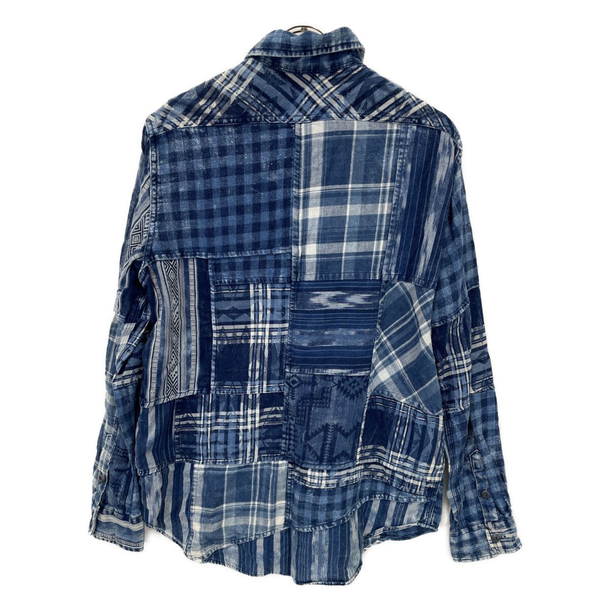 POLO RALPH LAUREN ポロ ラルフローレン ｲﾝﾃﾞｨｺﾞ ｺｯﾄﾝﾘﾈﾝ ﾊﾟｯﾁﾜｰｸ