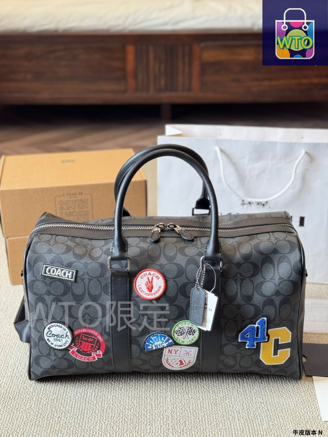 今日特価】COACH Men's Travel Bag / コーチ メンズ トラベルバッグ