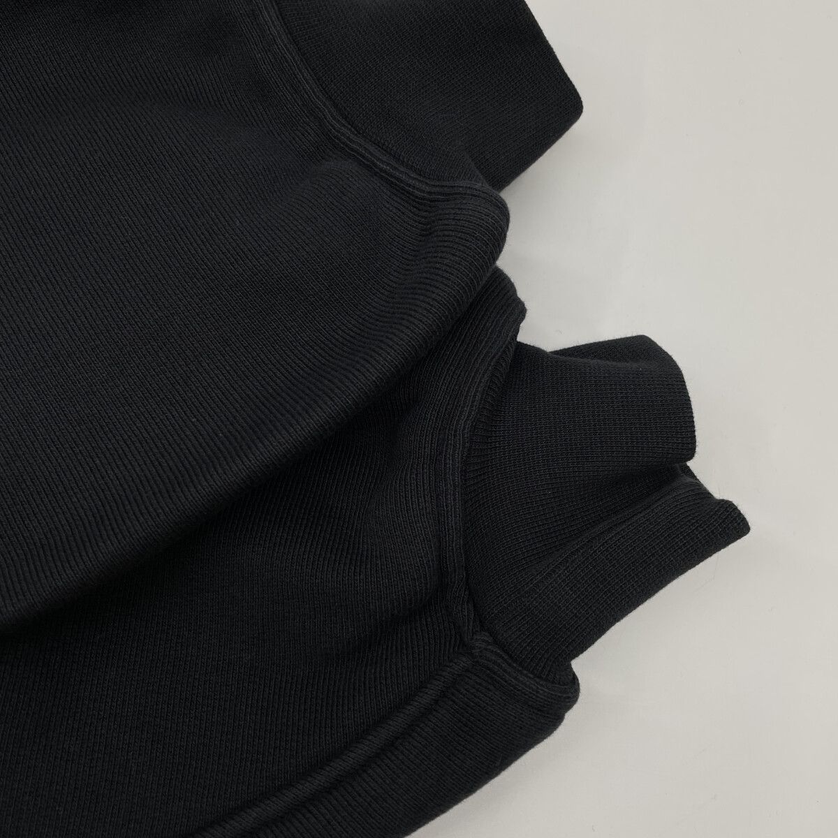 ALEXANDER WANG アレキサンダーワン ﾌﾞﾗｯｸ ｸﾛｯﾌﾟﾄﾞ ﾛﾝｸﾞｽﾘｰﾌﾞ ﾌｰﾃﾞｨ