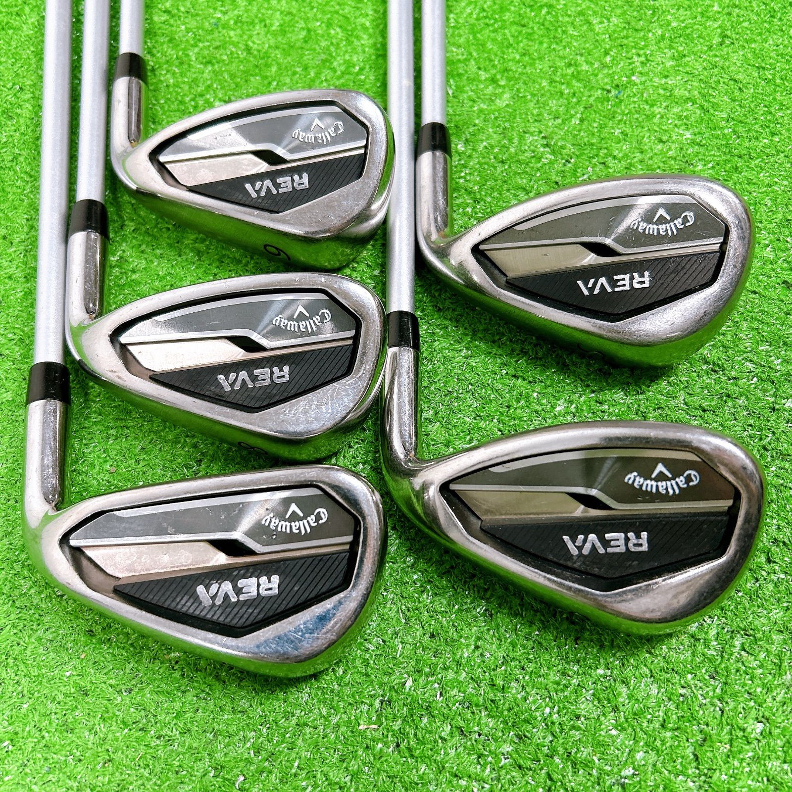 キャロウェイ REVA レバ レディース アイアン 5本 L 優しい ゴルフクラブ 7-9 PS カーボンシャフト