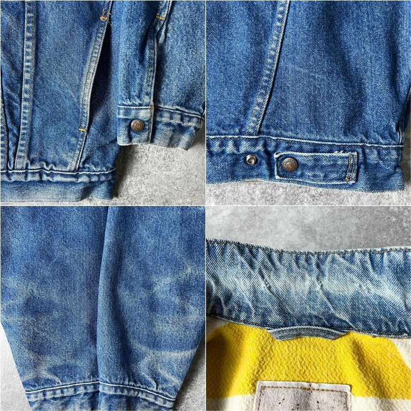 希少 90s USA製 Levis 70617 0291 リバーシブル デニム ジャケット L 
