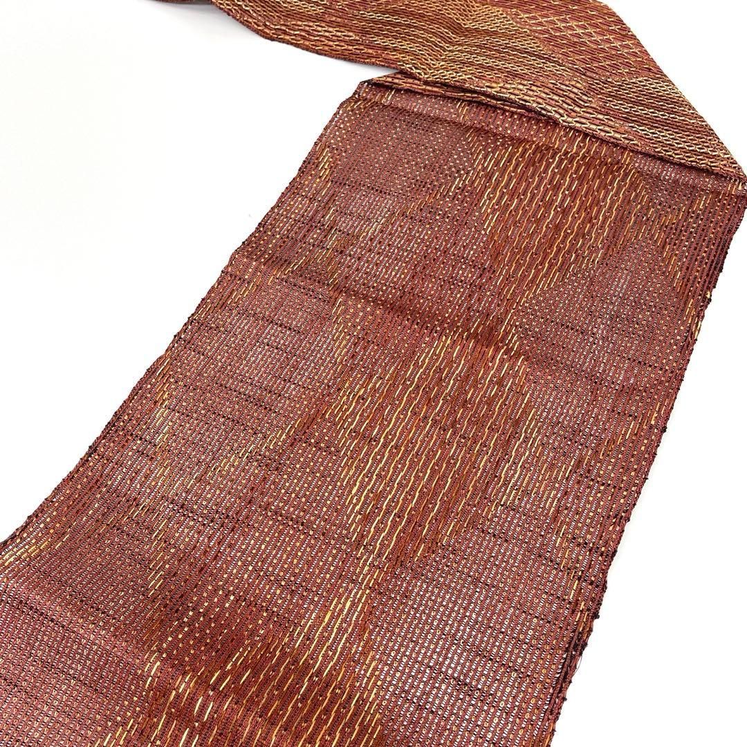 着物と帯 時流】SN25959s◇正絹 八寸夏名古屋帯◇変わり羅 未使用品