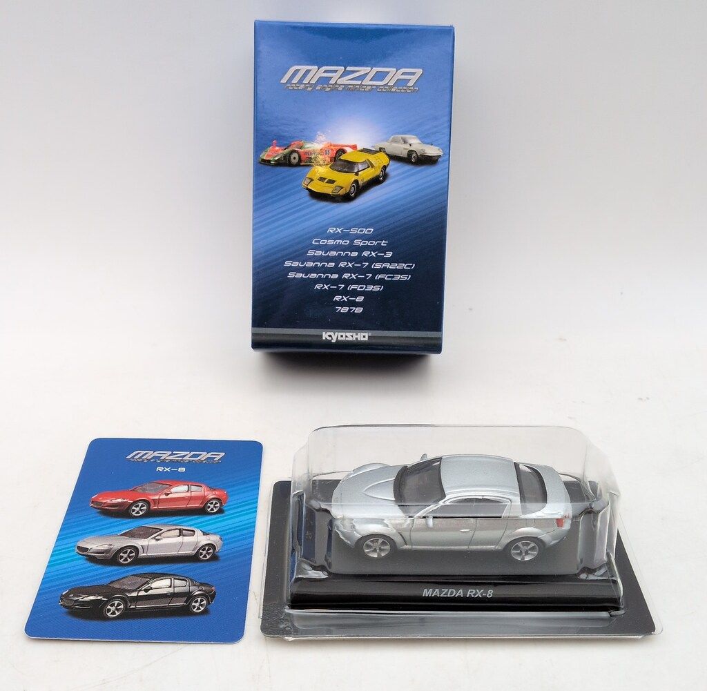 京商 1/64 MAZDAロータリーエンジンミニカーコレクション RX-8