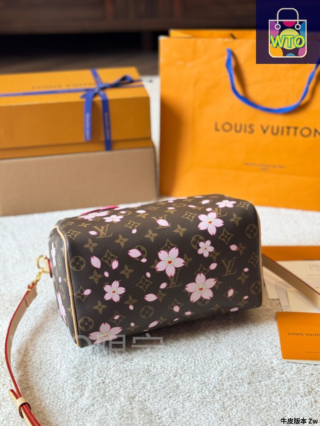 今日特価】LV (Louis Vuitton) × 村上隆 サクラシリーズ スピーディ 25