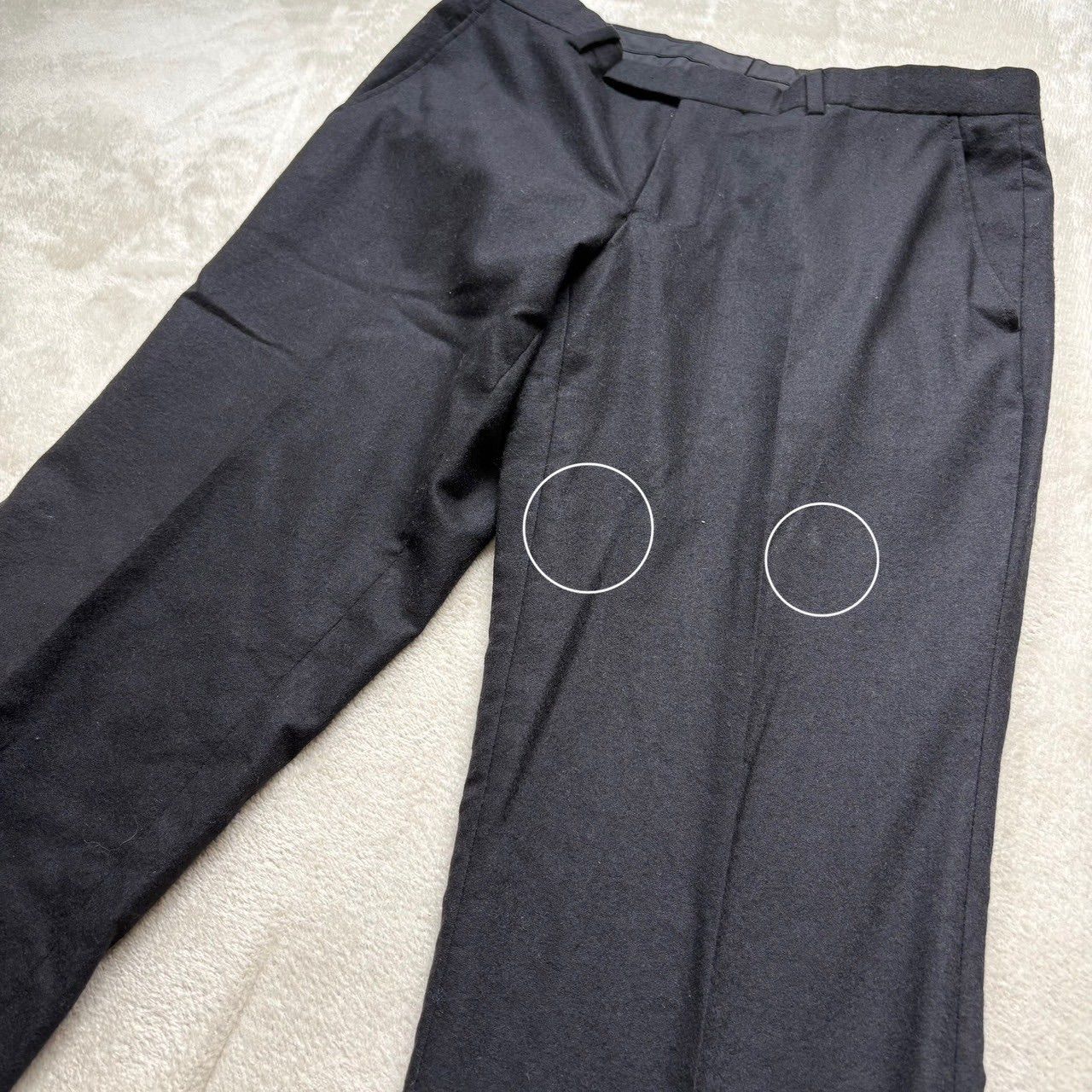 ウール100%（スタイル（パンツ）スラックス Dior homme ブラック