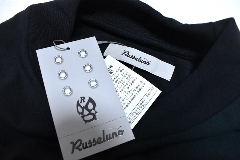 新品 ラッセルノ ゴルフ オバケ プリント モックネック ロングスリーブ