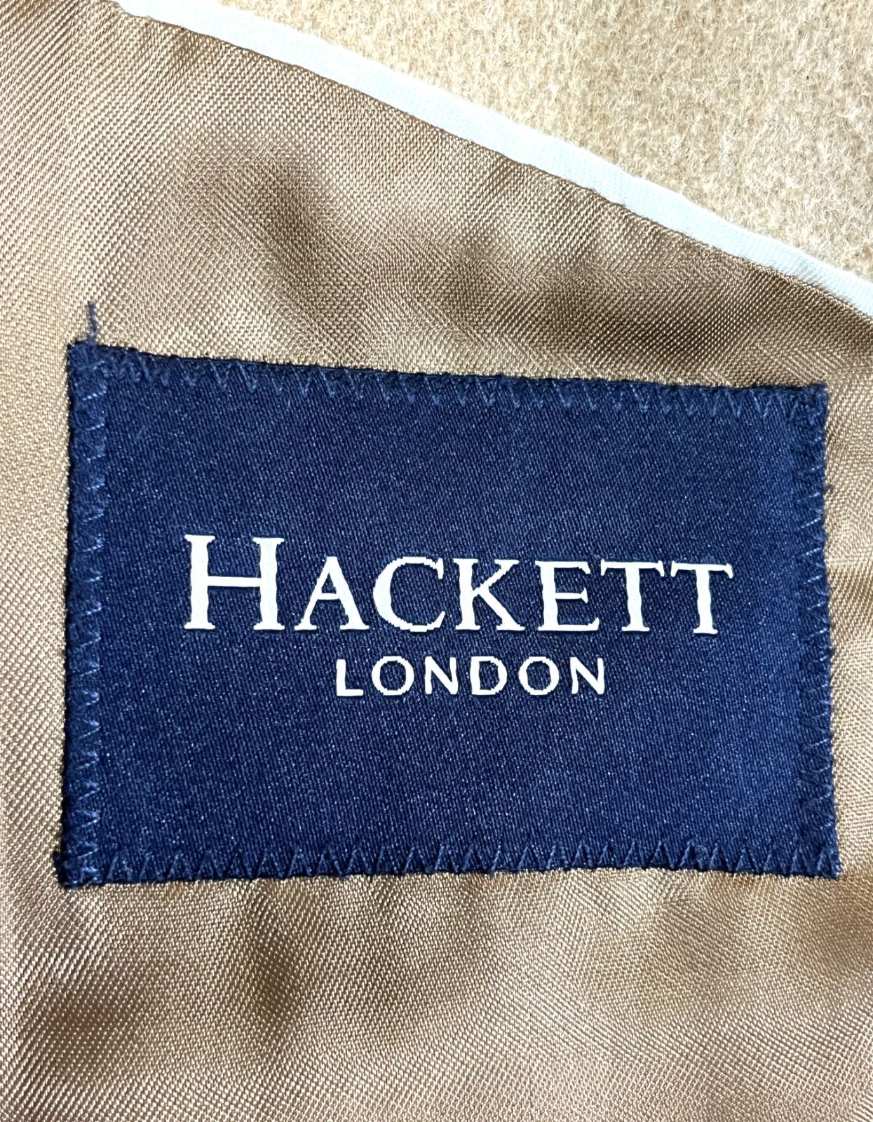 HACKETT LONDON ウールチェスターコート HACKETT LONDON｜ハケットロンドン ウールカシミアブレンド チェスター