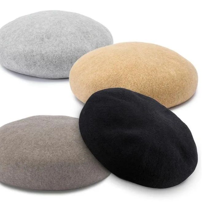 pium ビジューリボンベレー ブラック 千鳥柄リボンベレー