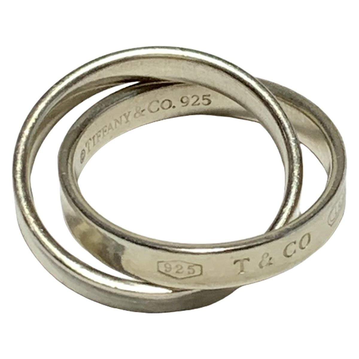 ティファニー TIFFANY リング 1837 インターロッキング 二連リング TIFFANY&Co. ティファニー リング TIFFANY＆Co. 1837 インター