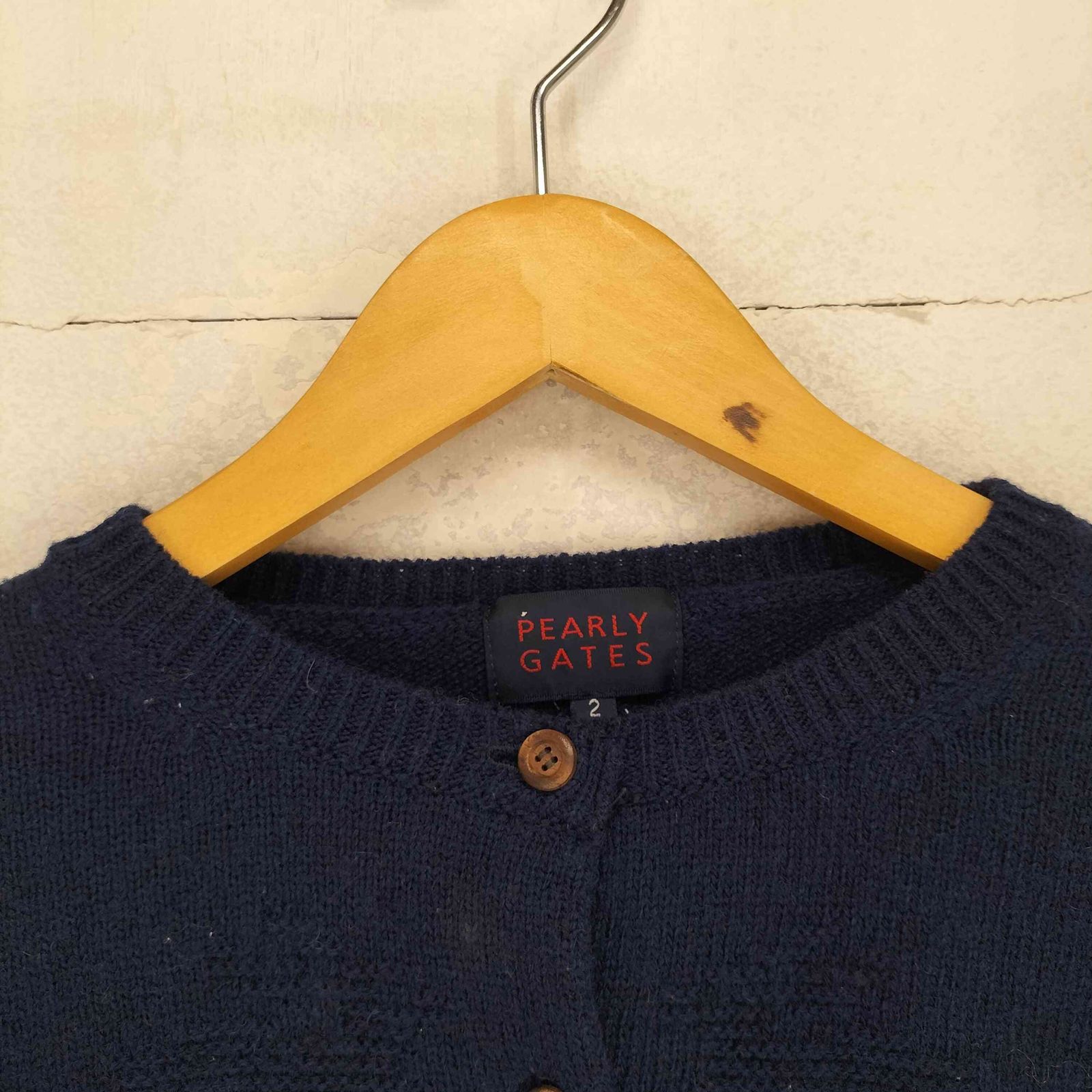 パーリーゲイツ PEARLY GATES ノルディック柄カーディガン レディース