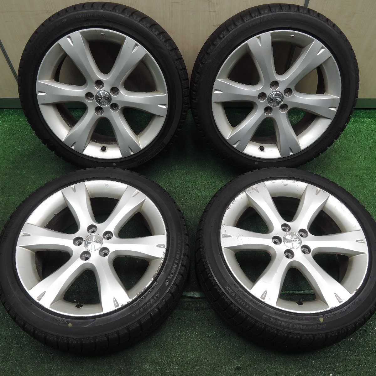4本価格☆スバル レガシィ 純正 215/45R17 スタッドレス ブリヂストン 
