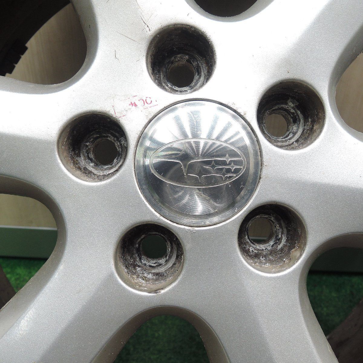 4本価格☆スバル レガシィ 純正 215/45R17 スタッドレス ブリヂストン 
