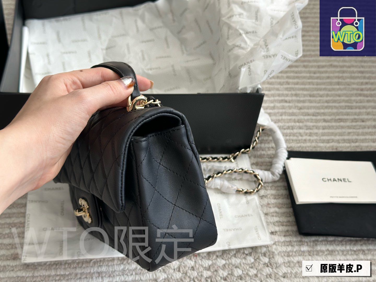 今日特価】Chanel CF Handle ミニバッグ 20×12cm - メルカリ