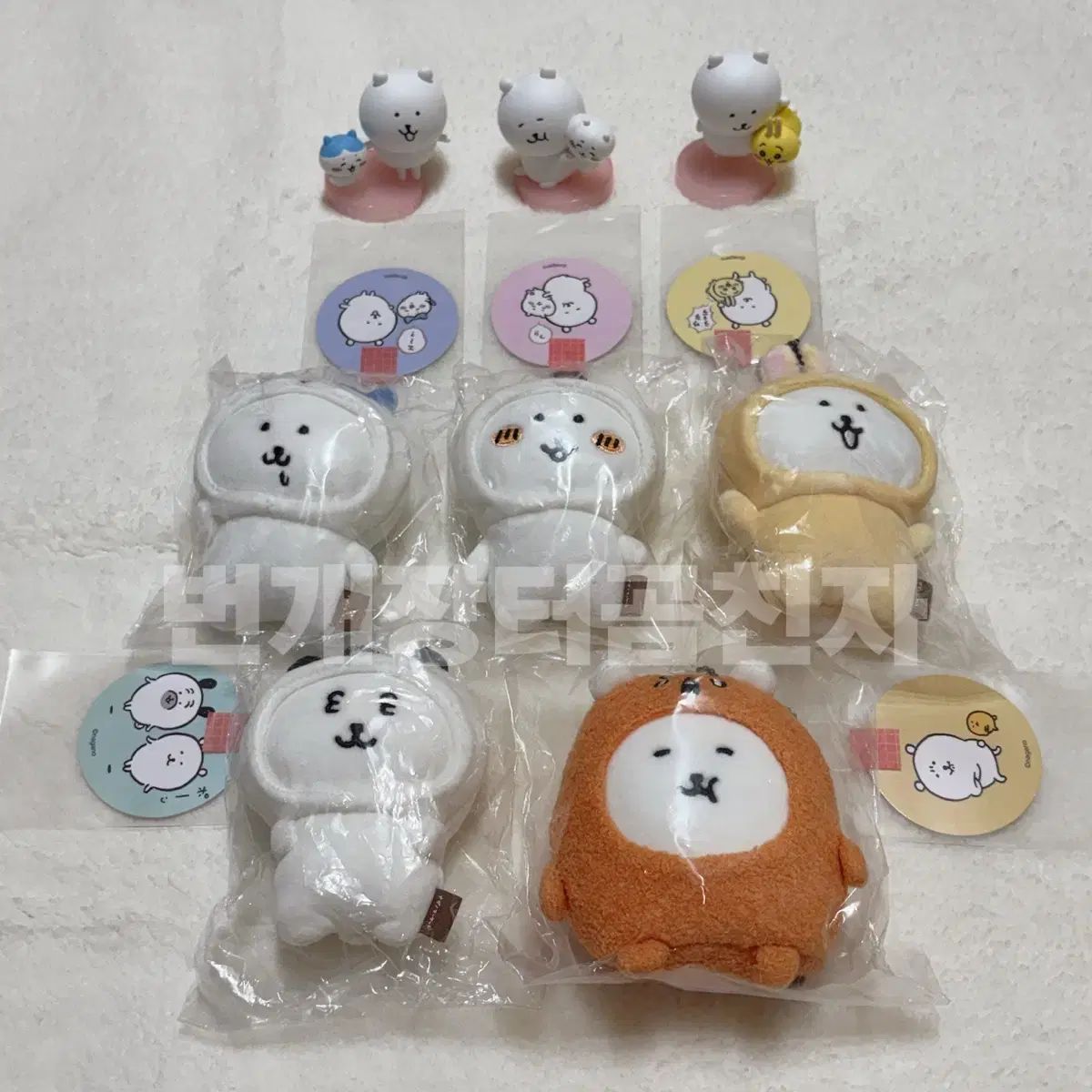 ナガノマーケット 自分ツッコミくま 5種 まとめ (ちいかわ コラボ +