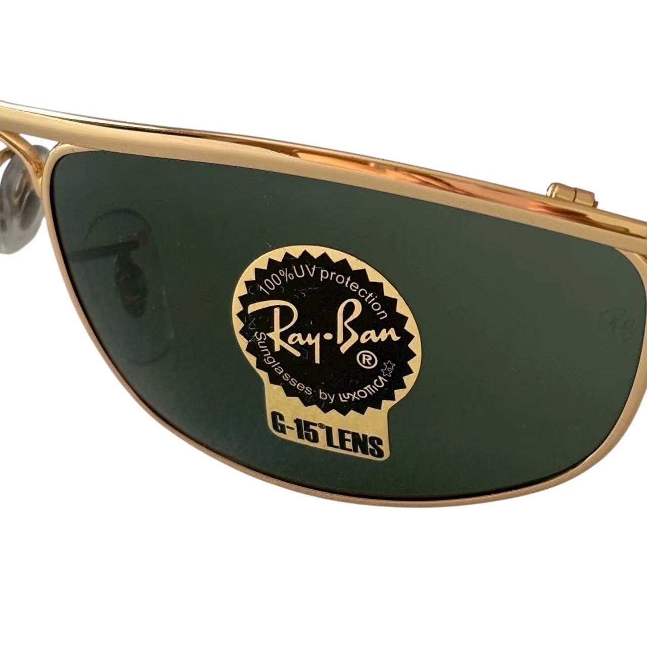 【Ray-Ban レイバン サングラス 箱付き B-15 希少 1992年】 未使用 希少 RayBan レイバン サングラス OLYMPIAN RB3119 62サイズ