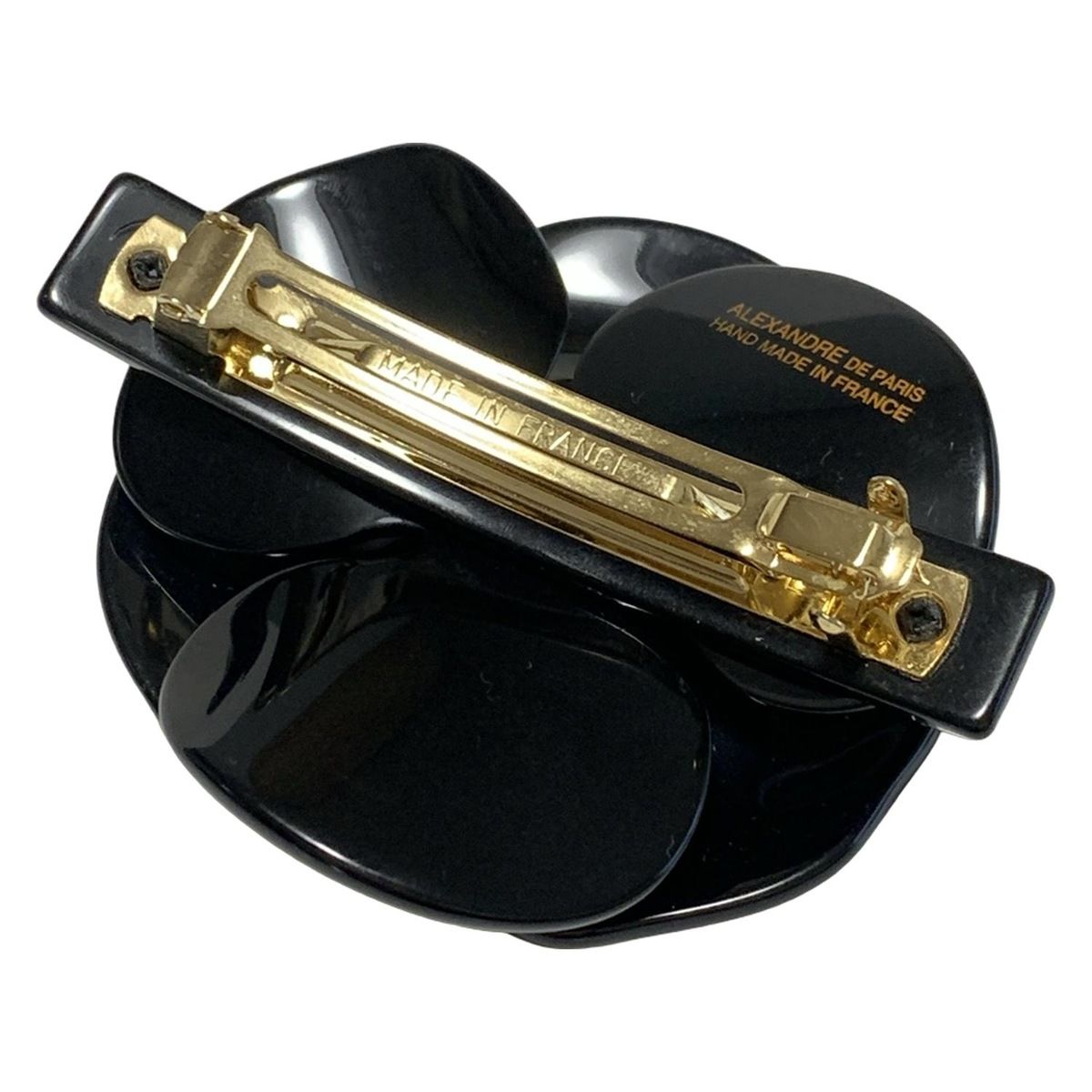 ALEXANDRE de PARIS(アレクサンドル ドゥ パリ) バレッタ - 黒