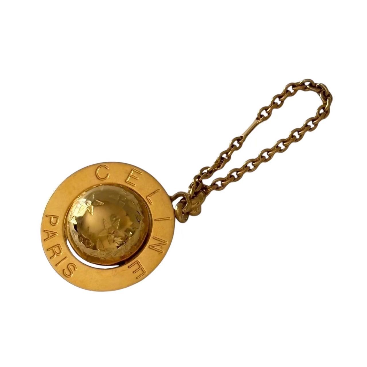 CELINE セリーヌ キーホルダー チャーム ゴールド 土星 サターン 星