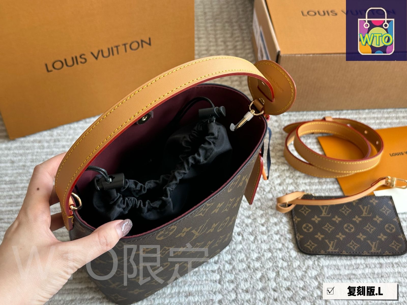 今日特価】LV 新品バケツバッグ 17×18cm - メルカリ